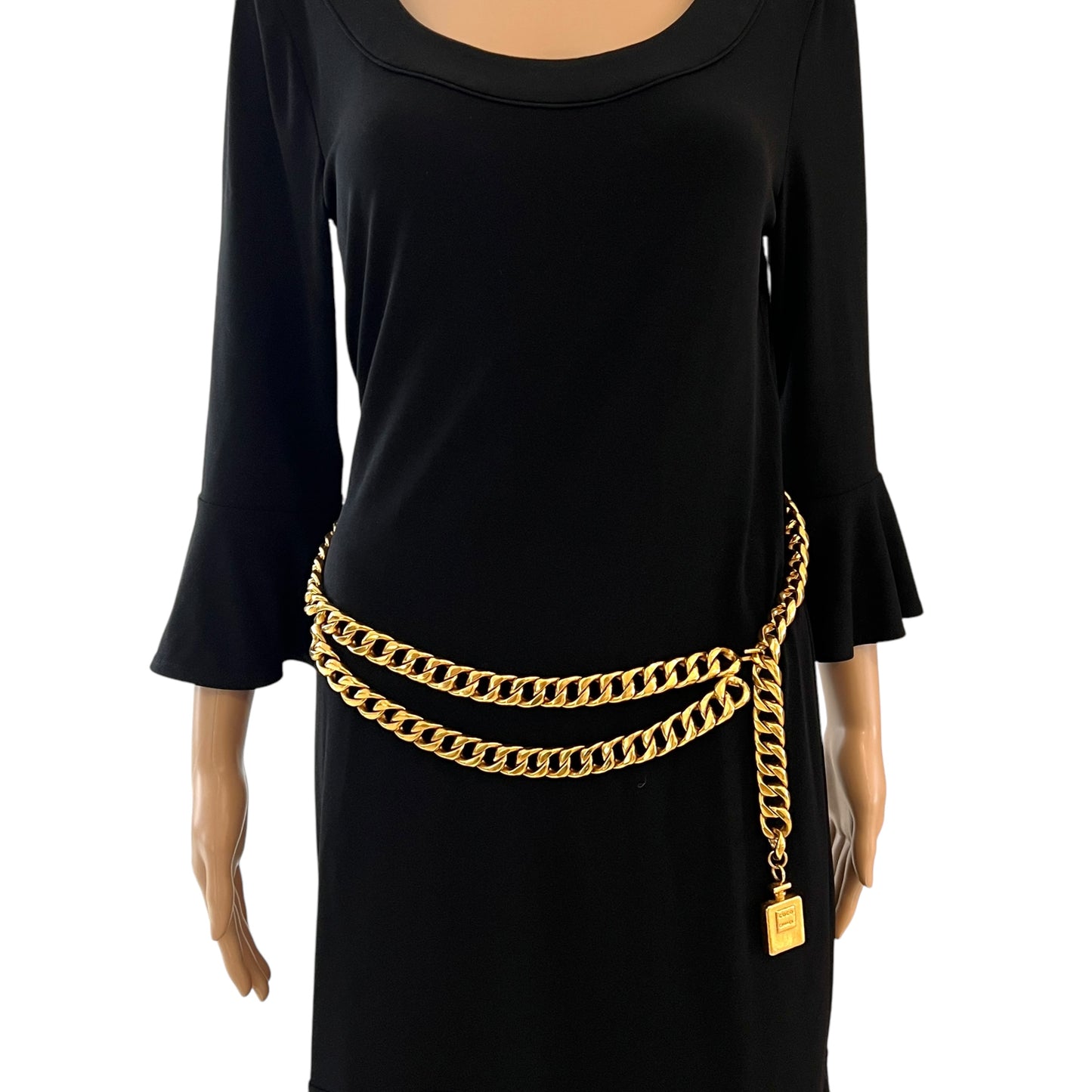 Chanel Vintage Perfume Charm Chain Belt