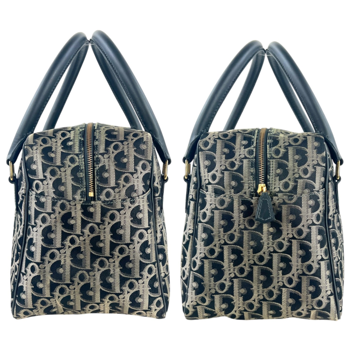 Dior Vintage Trotter Canvas Handbag