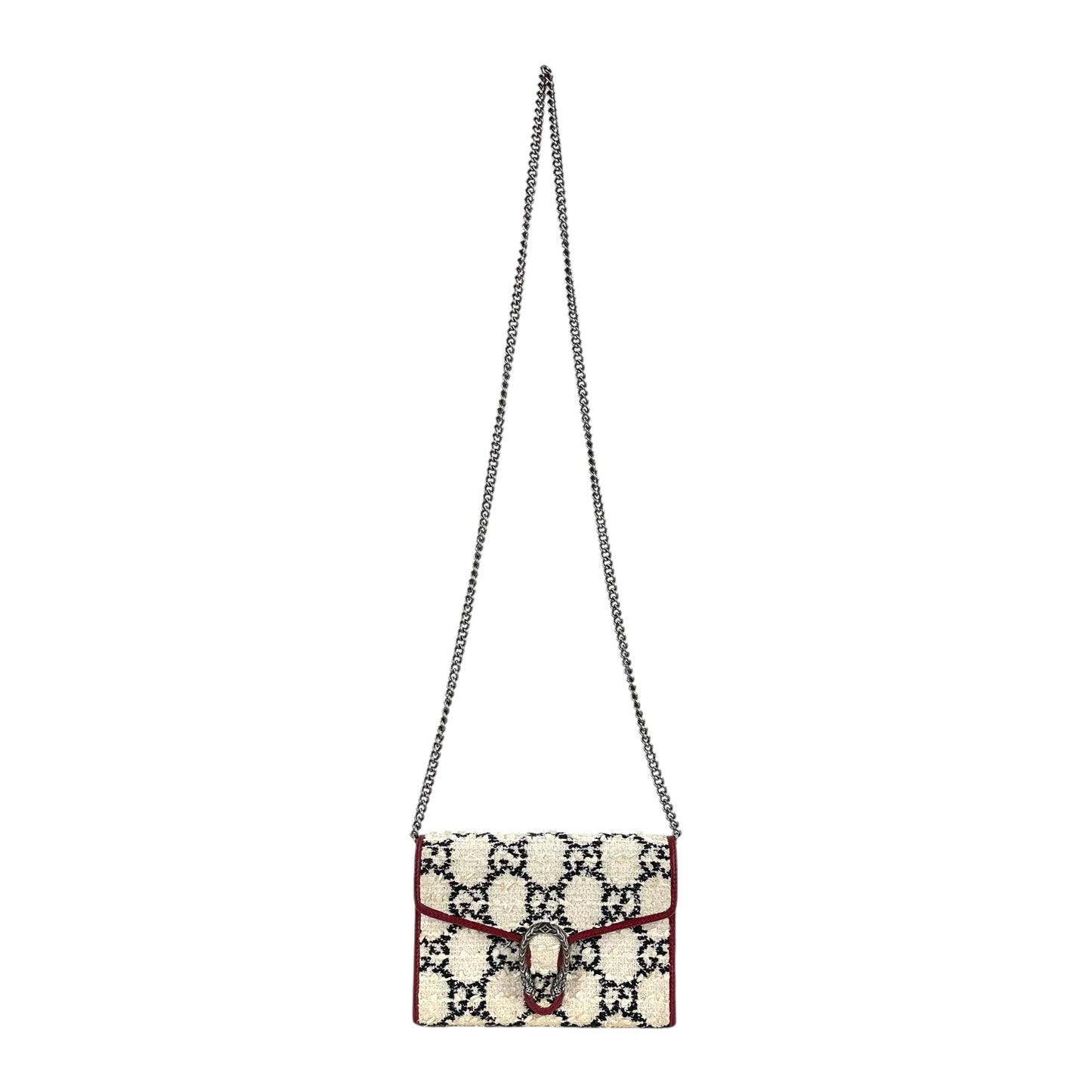Gucci Monogram Dionysus Tweed Two-Way Bag