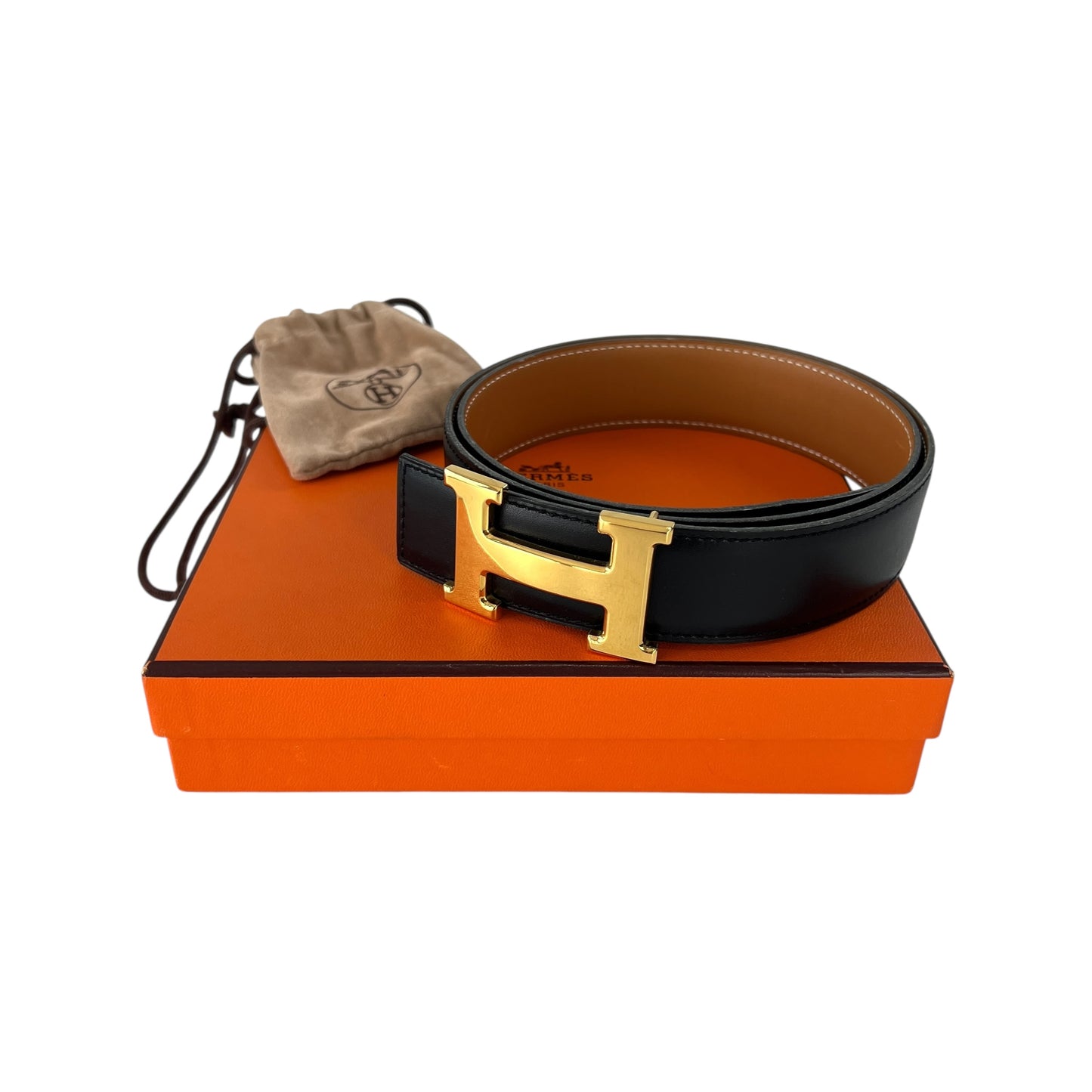 Hermes Constance Reversible Belt