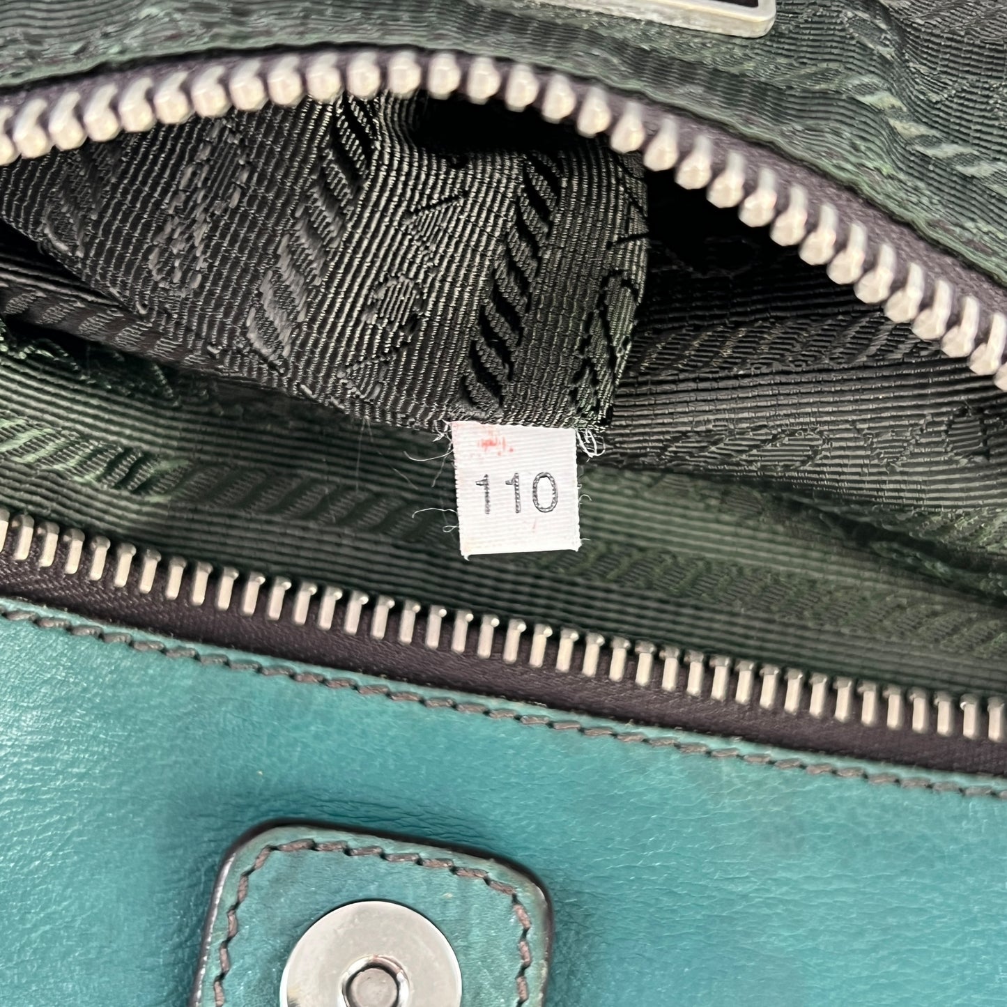 Prada Embroidered Tote Bag