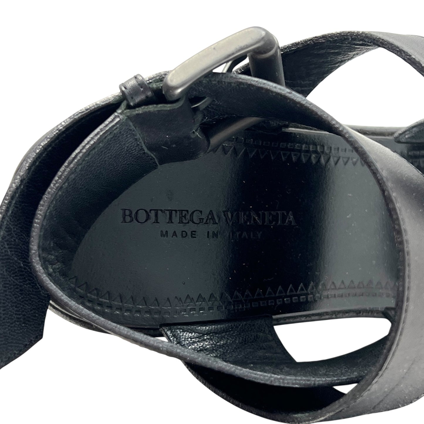 Bottega Veneta Leather Flatform Sandals