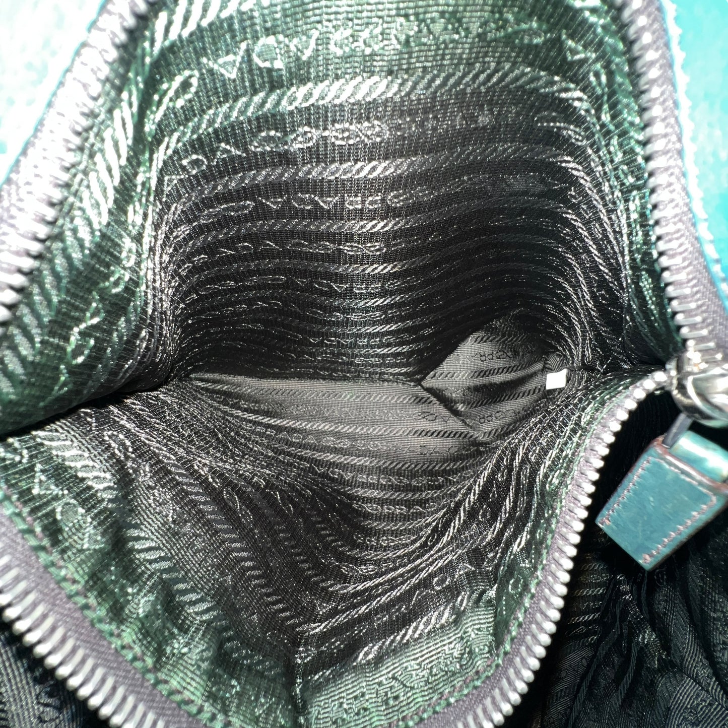 Prada Embroidered Tote Bag