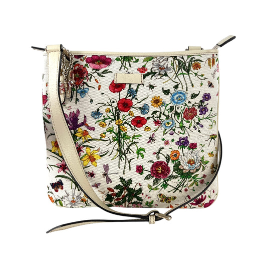 Gucci Flora Canvas Crossbody Bag