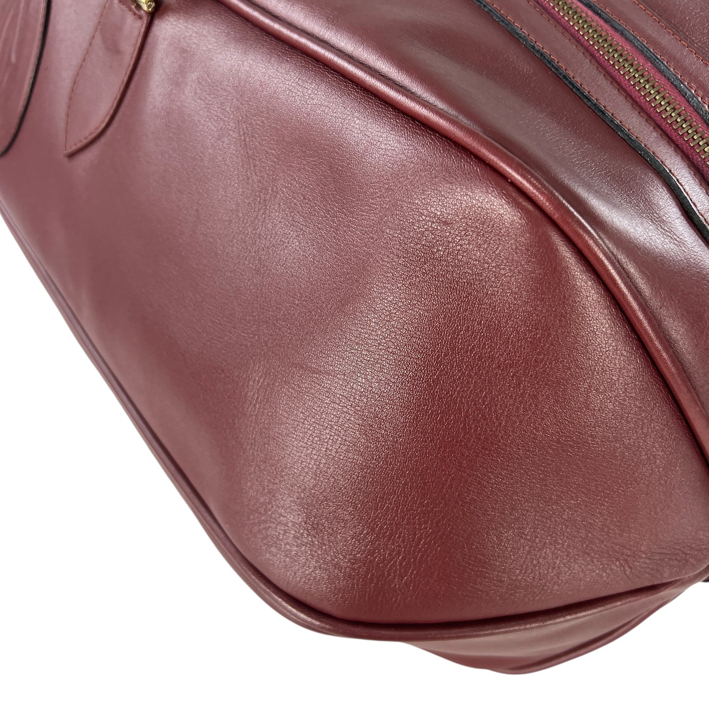 Cartier Vintage Leather Duffel Bag