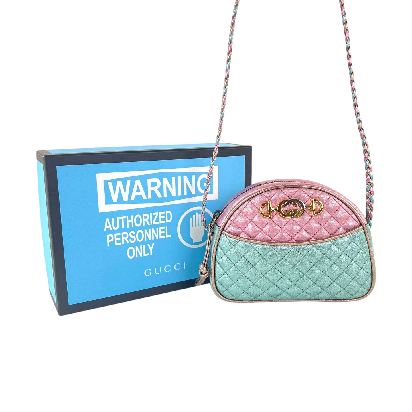 Gucci Mini Trapuntata Tri-Color Crossbody Bag