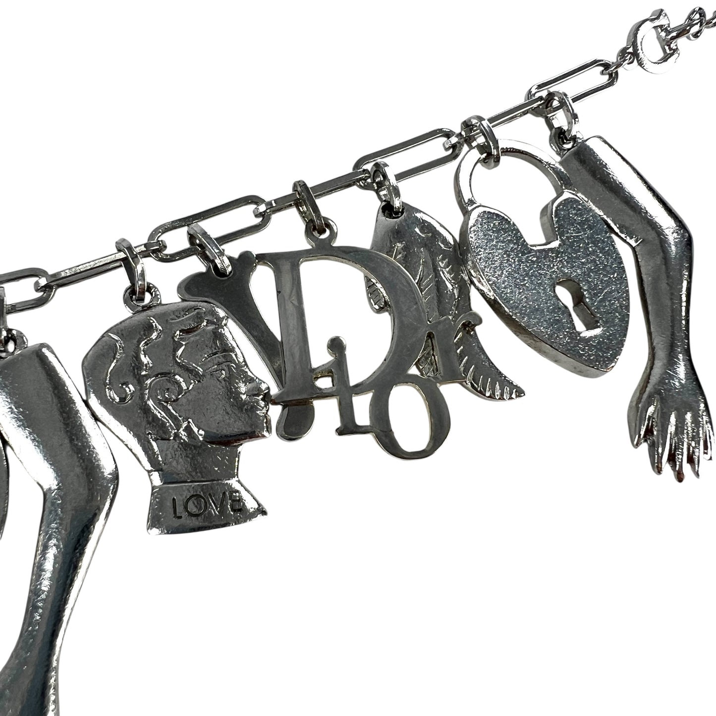 Dior Vintage Galliano Charm Bracelet