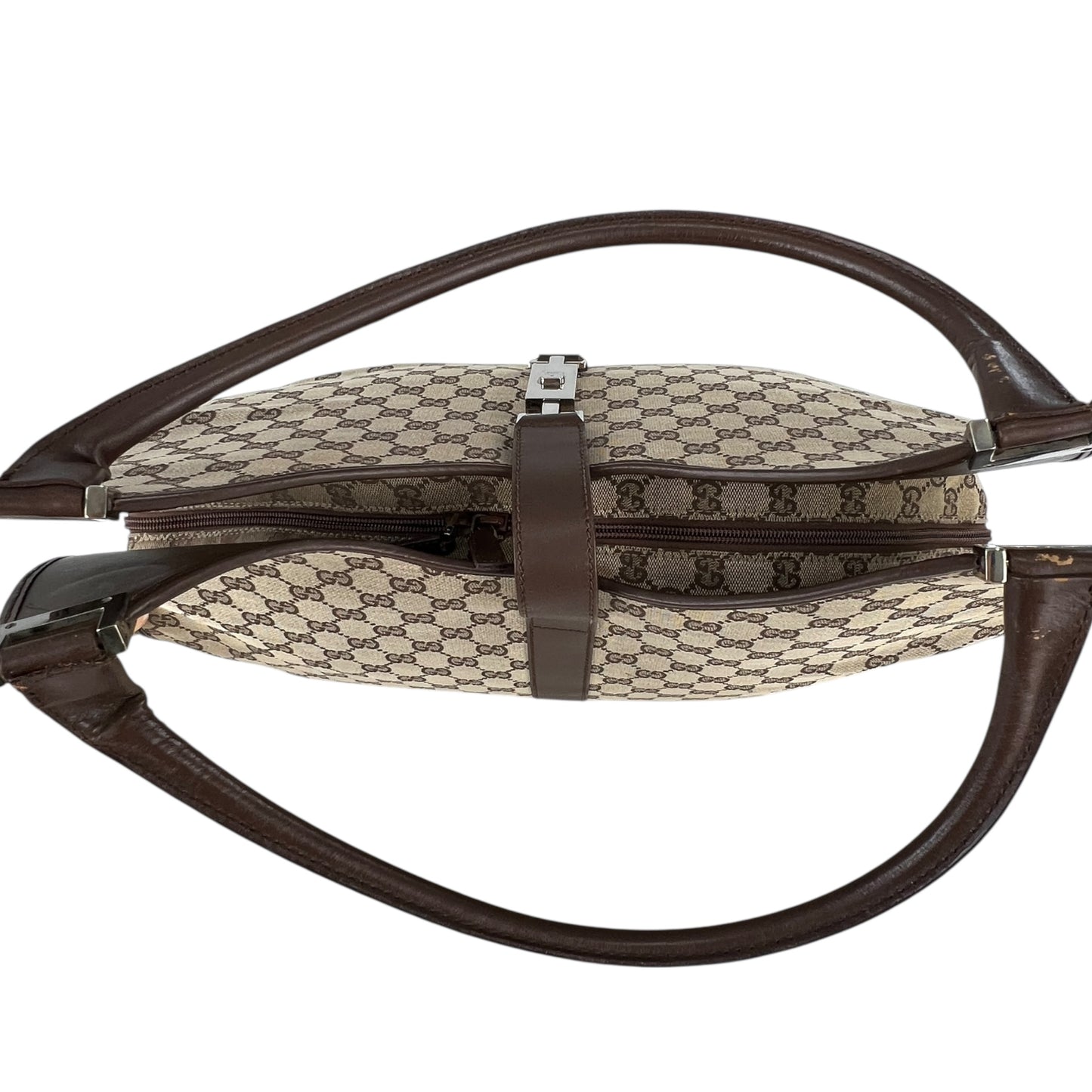 Gucci Monogram Large Bardot Shoulder Bag