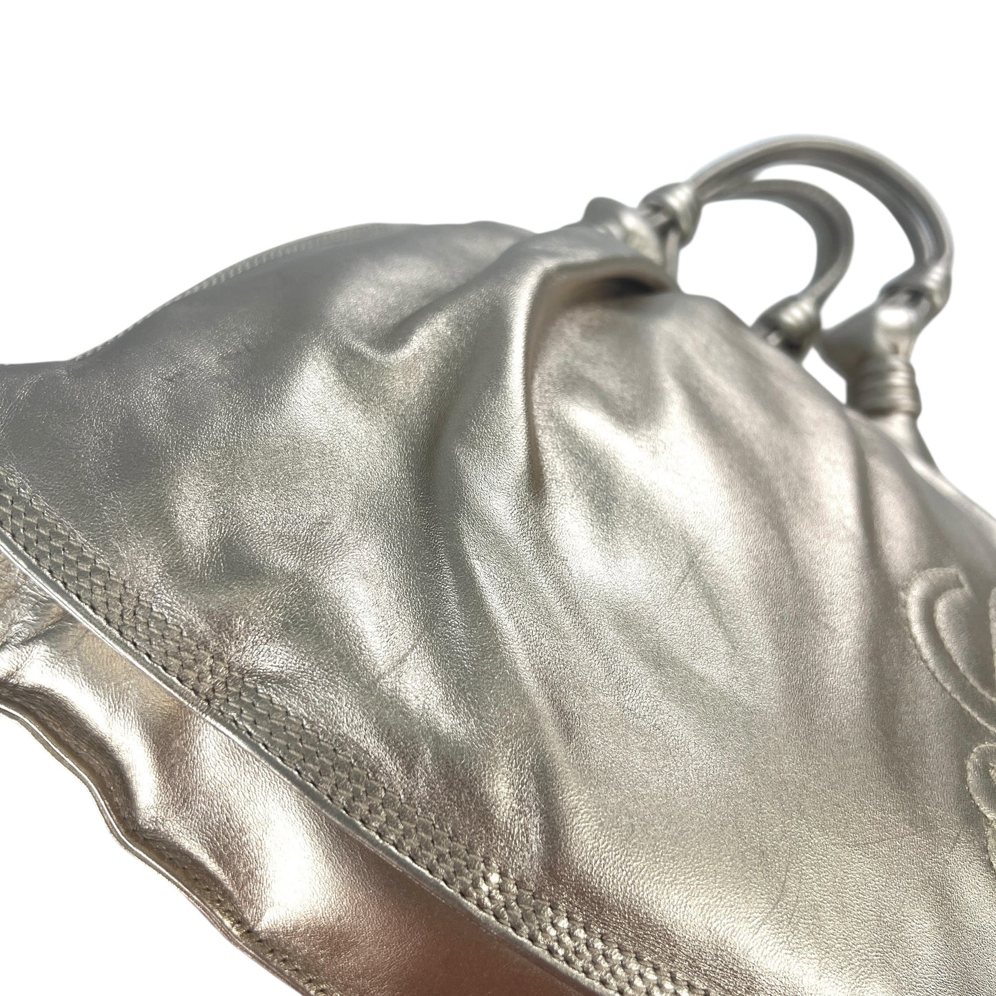 Loewe Anagram Metallic Leather Tote Bag