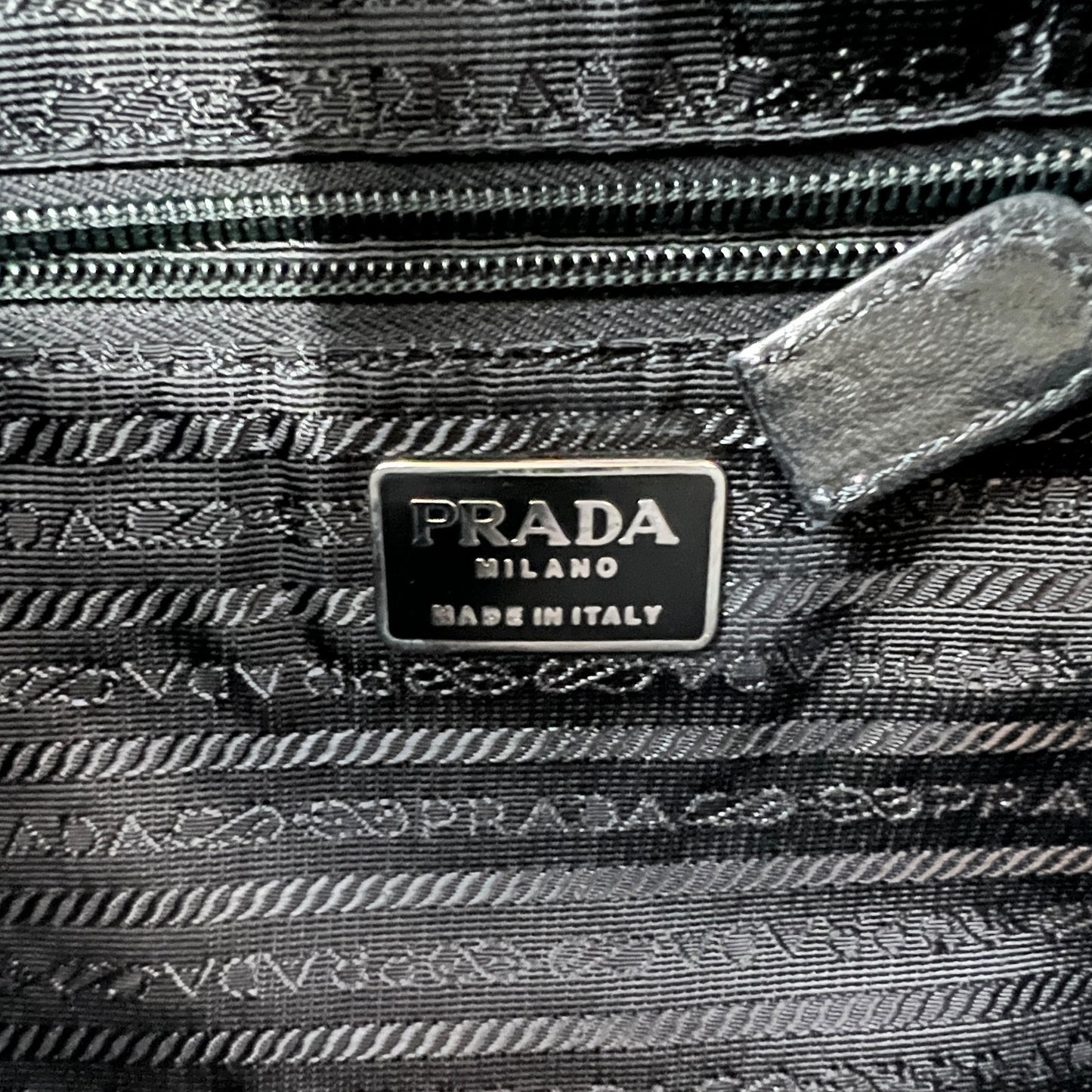 Prada Lambskin Leather Shoulder Bag