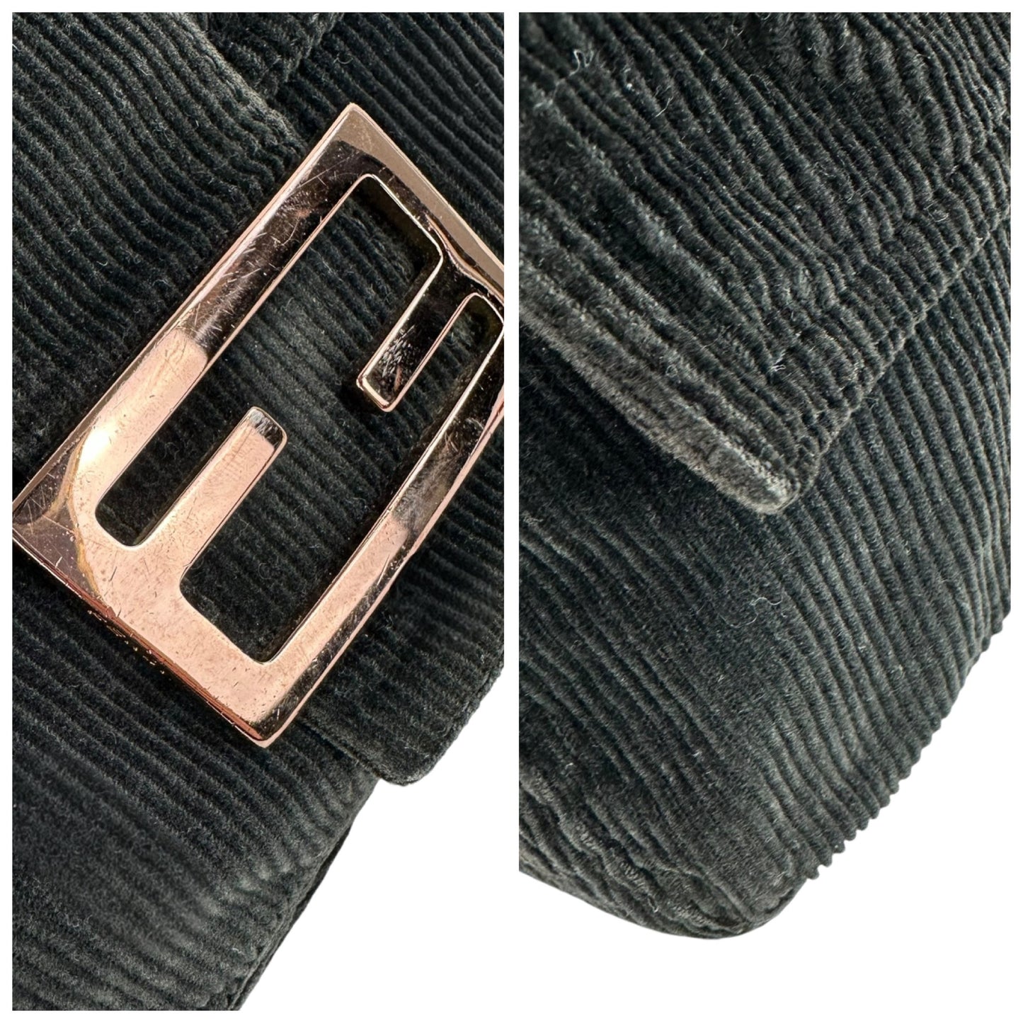 Fendi Corduroy Mama Baguette Bag