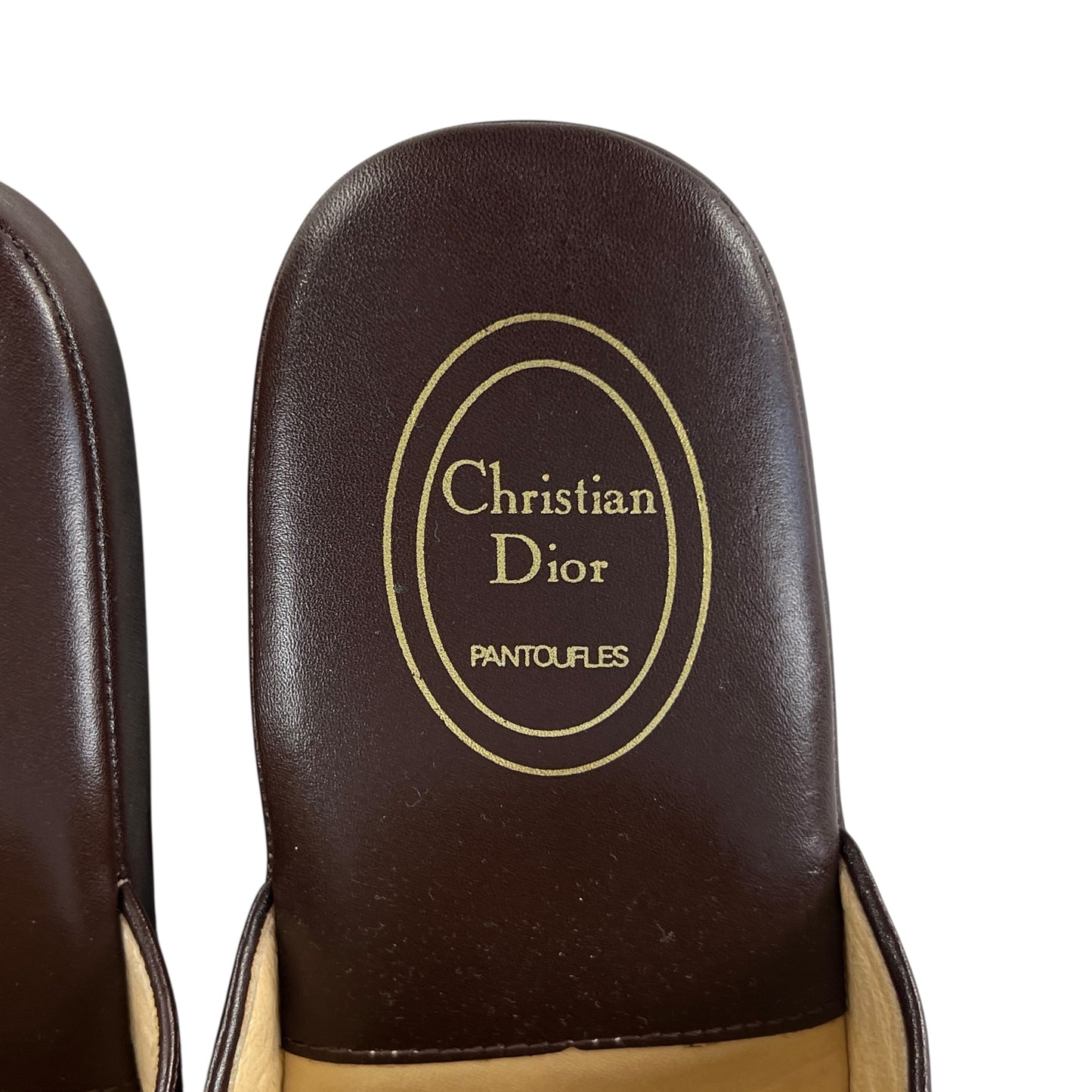 Dior Vintage Trotter Slippers