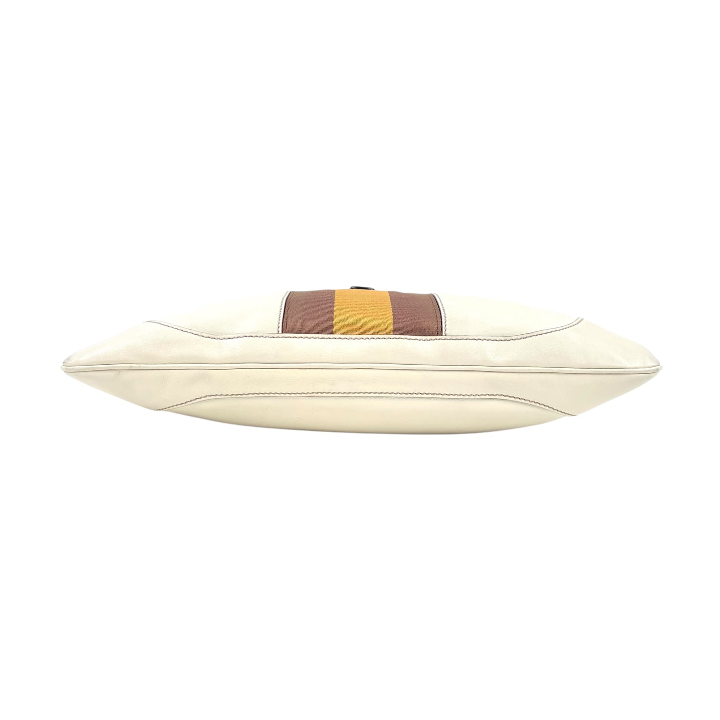 Gucci Web Jackie Leather Shoulder Bag