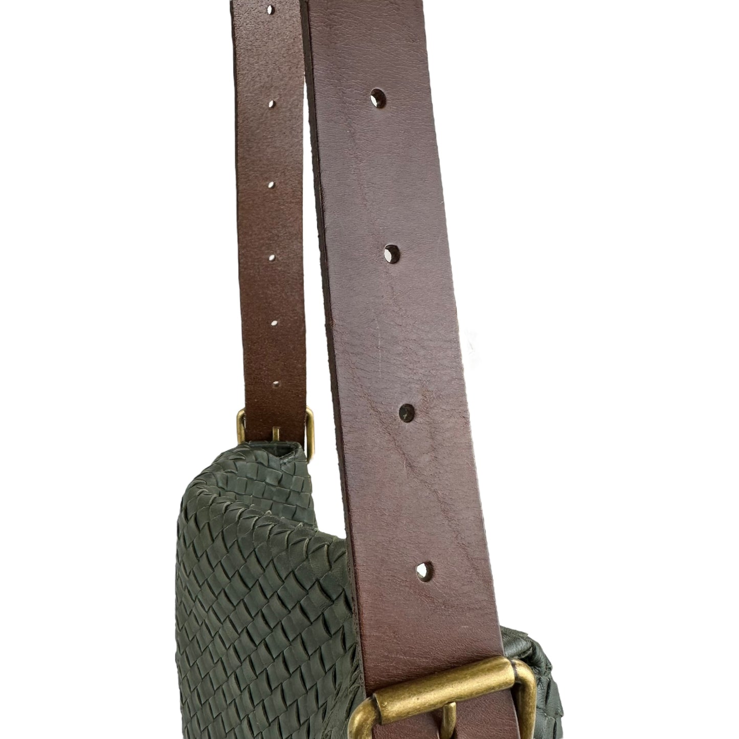 Bottega Veneta Flap Intrecciato Leather Crossbody Bag