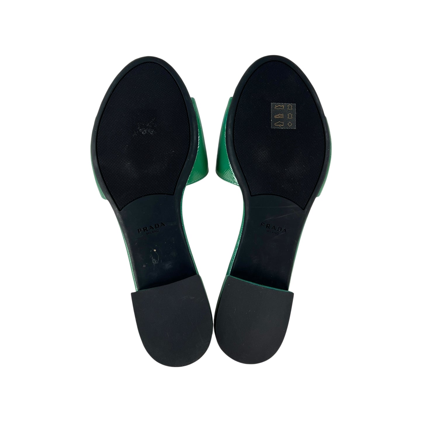 Prada Saffiano Leather Sandals