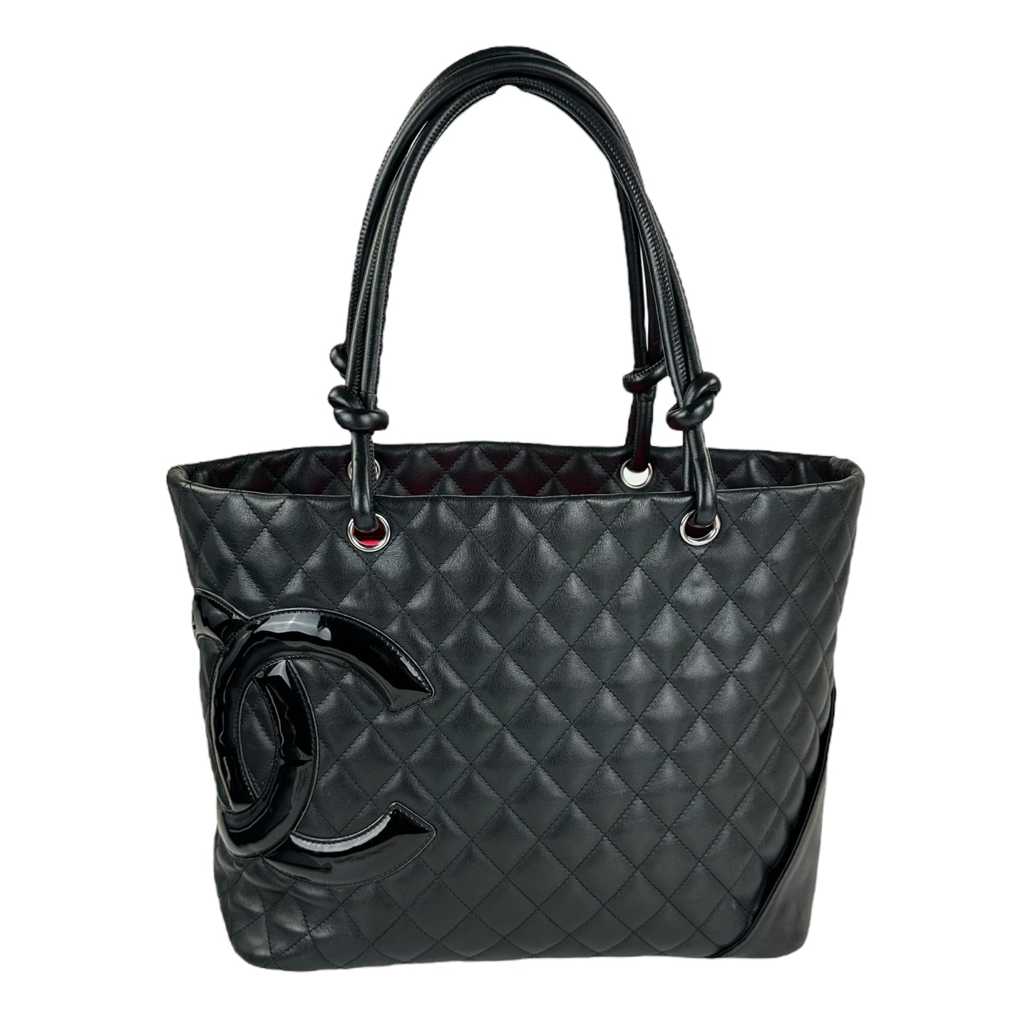 Chanel Cambon Matelasse Leather Tote Bag