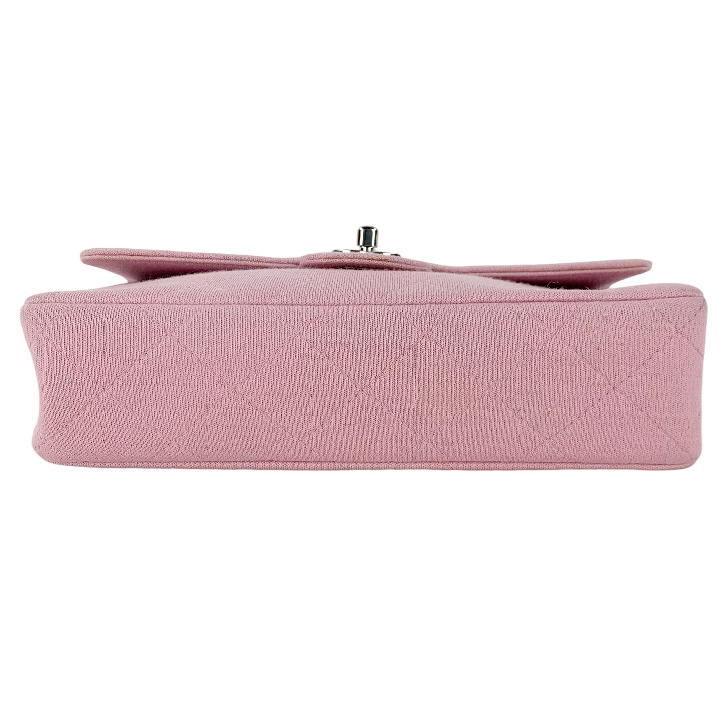 Chanel Matelasse Single Flap Jersey Medium Shoulder Bag