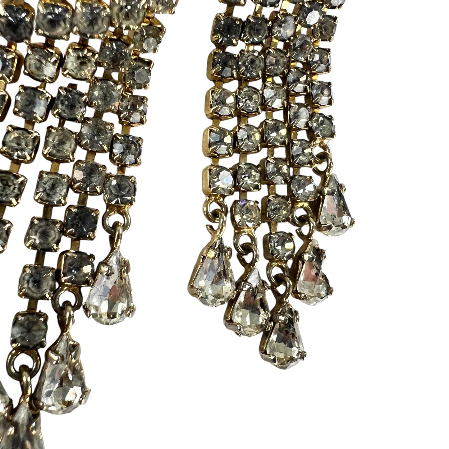 Versace Vintage Medusa Rhinestone Earrings