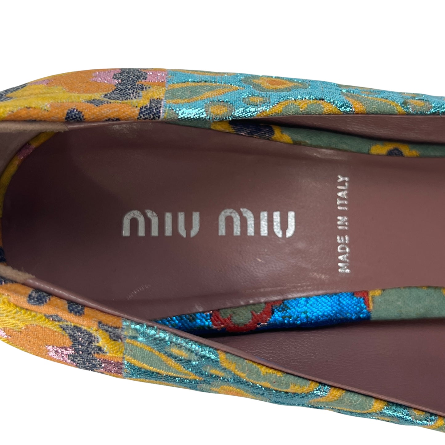 Miu Miu Brocade Heels