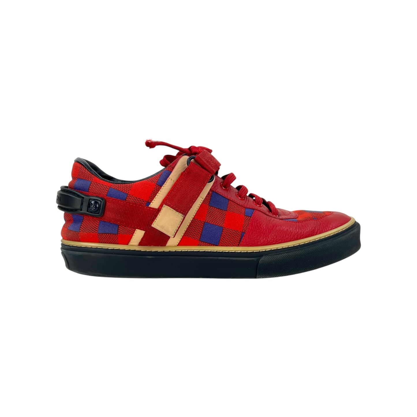 Louis Vuitton Damier Red Sneakers