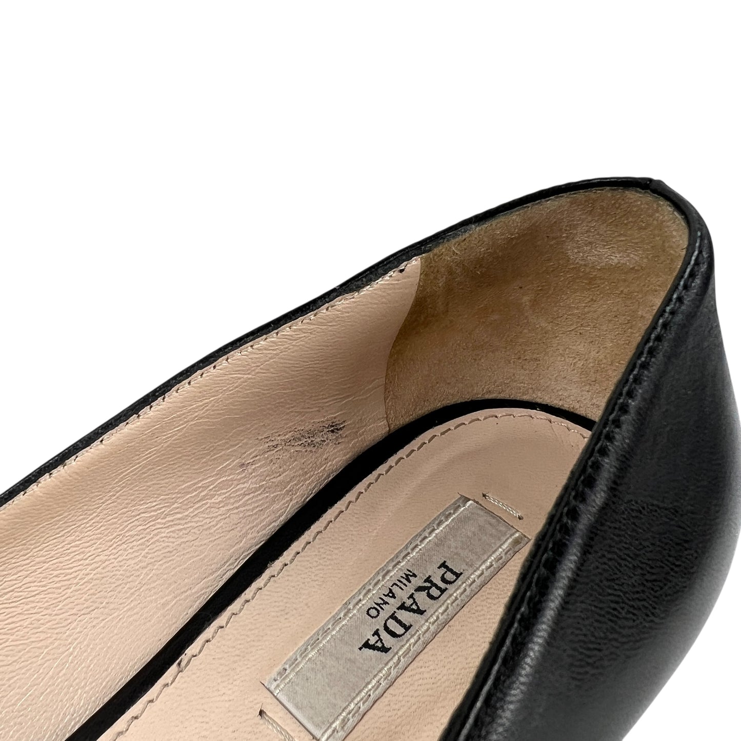 Prada Leather Bow Pumps