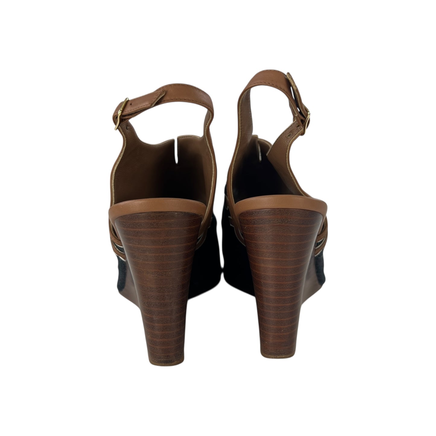 Hermes Denim Wedges