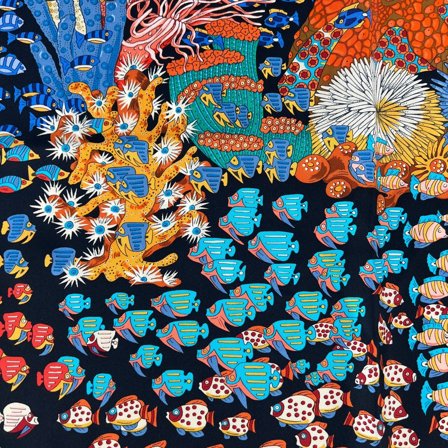 Hermès Gold Atlantic Encounter Scarf