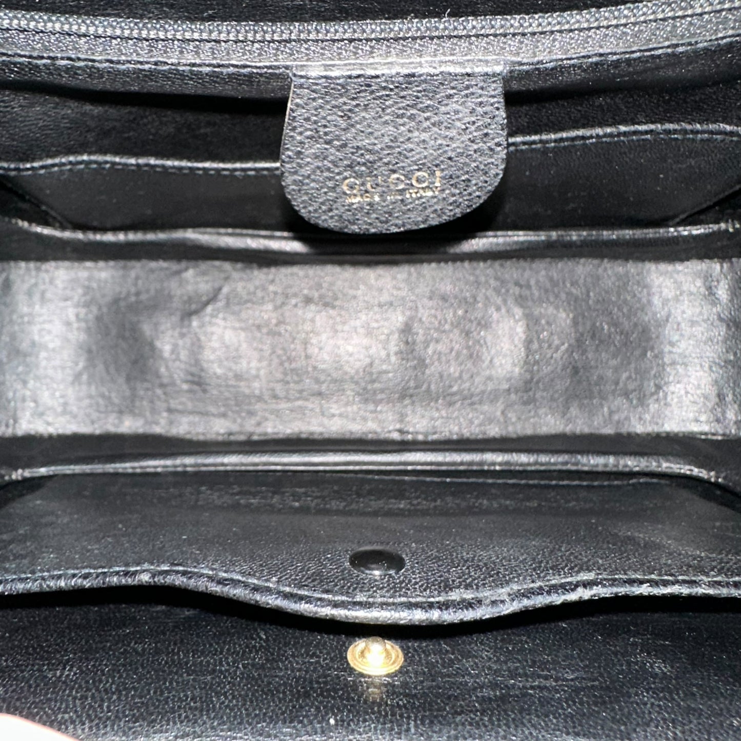 Gucci Vintage Bamboo Turnlock Handbag