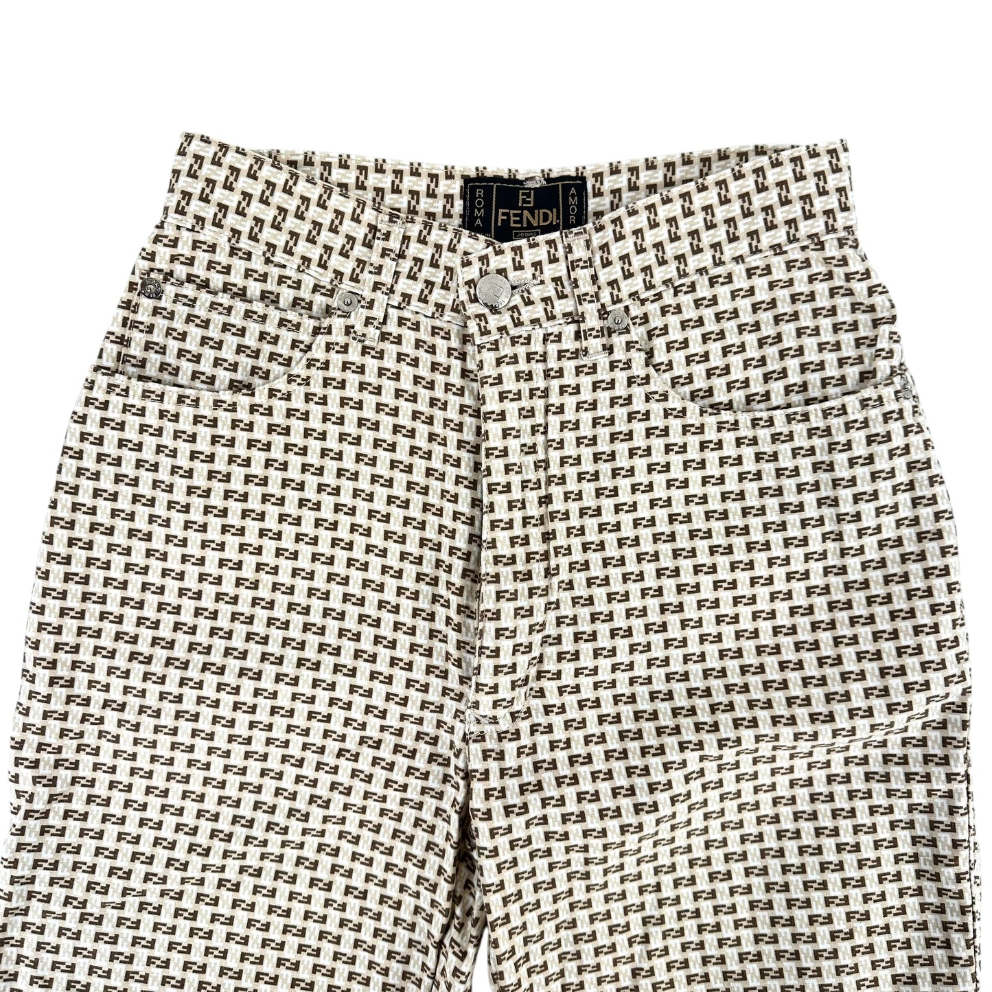 Fendi Vintage Zucchino High-Waisted Pants