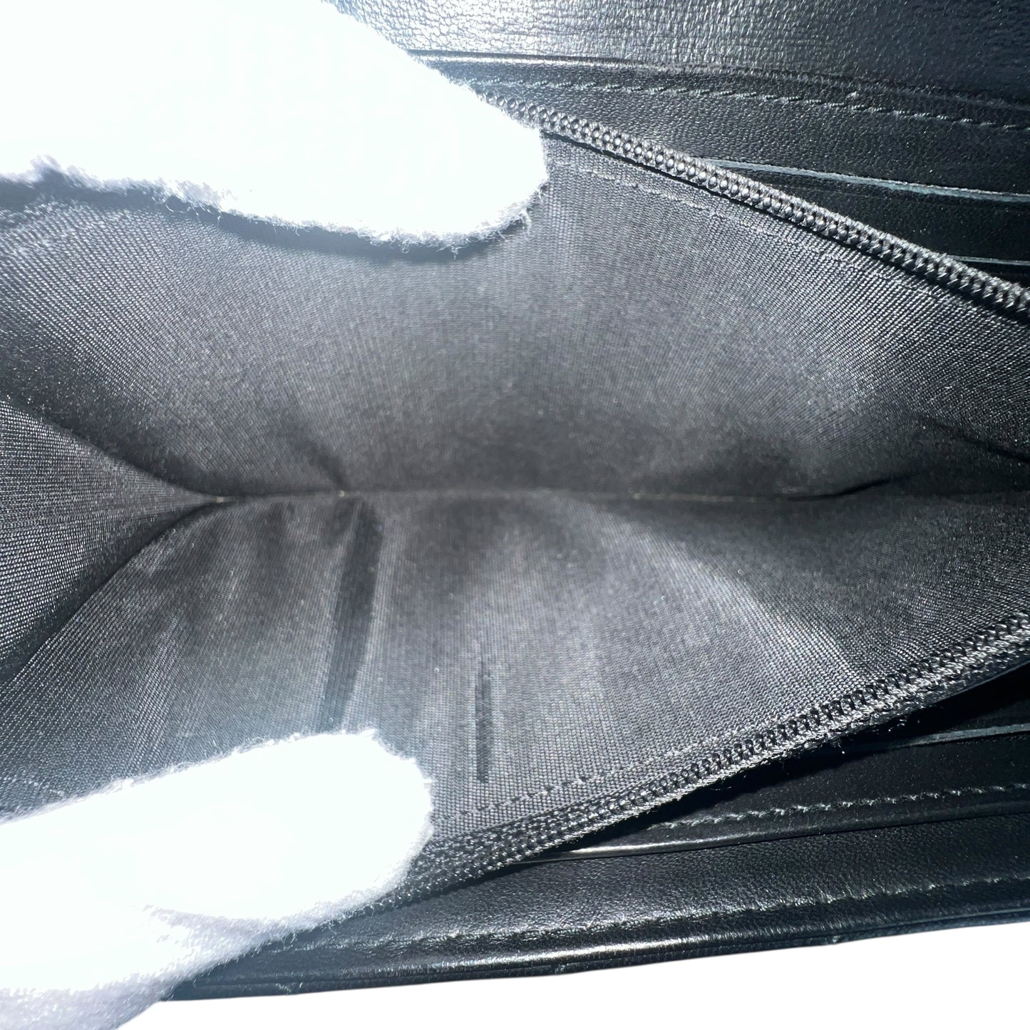 Chanel CC Matelassé Leather Long Wallet