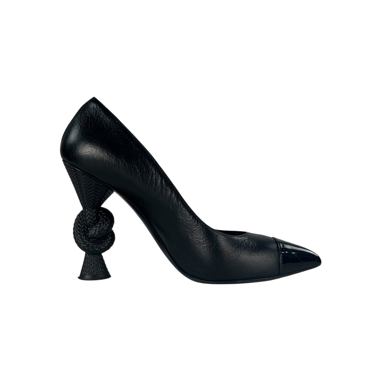 Chanel Knot Leather Pumps