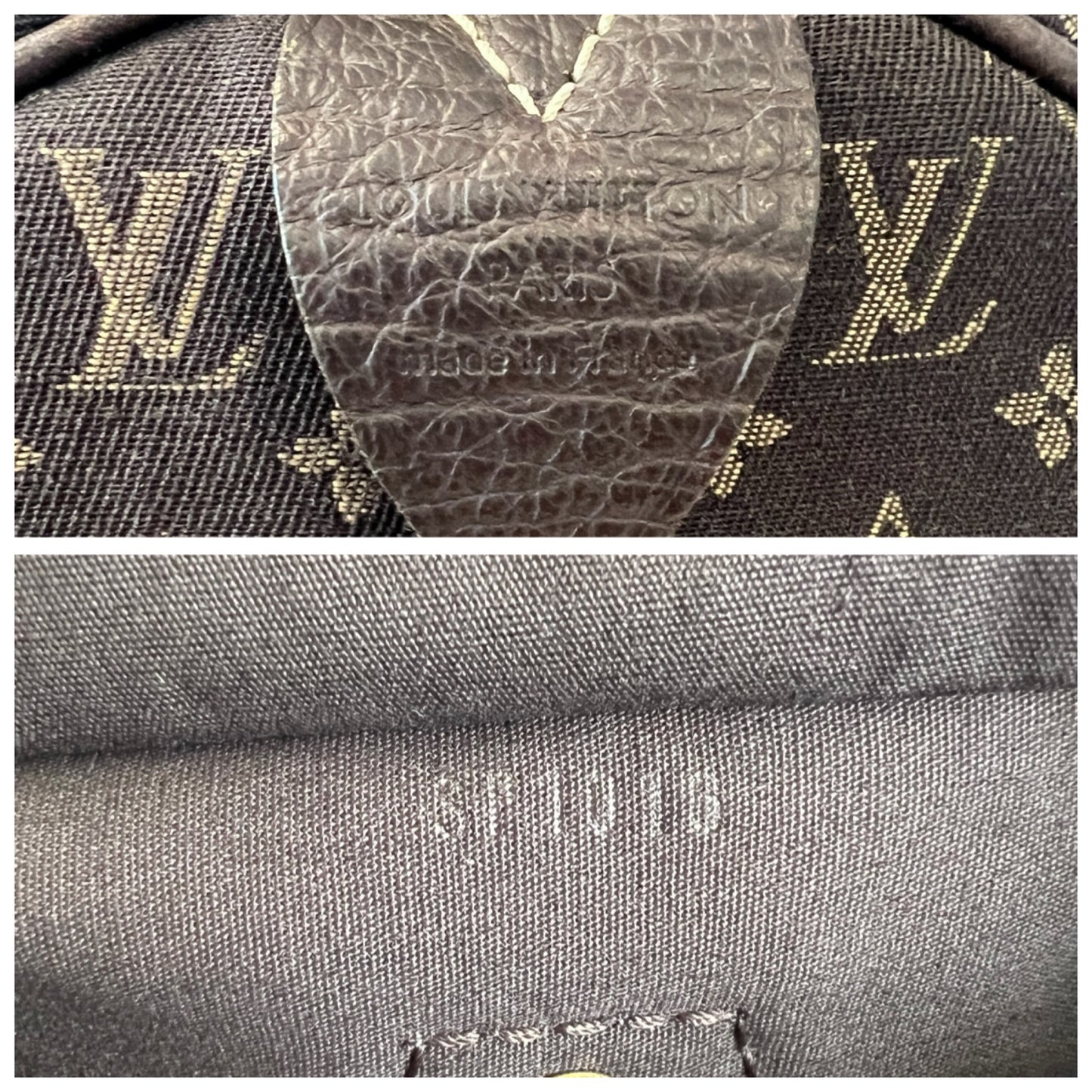 Louis Vuitton Mini Lin Speedy 30 Bag