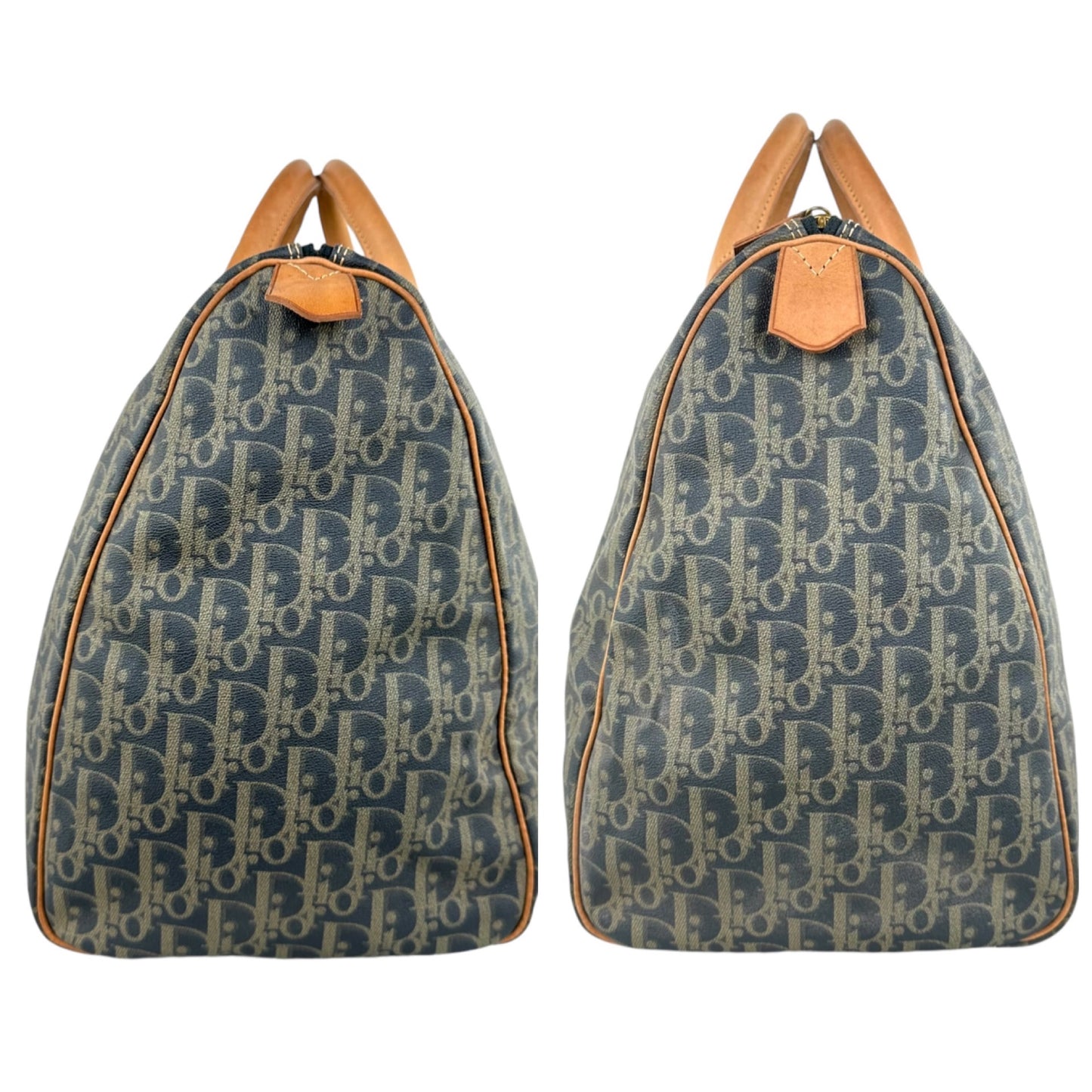 Dior Vintage Trotter Coated Canvas Duffle Bag