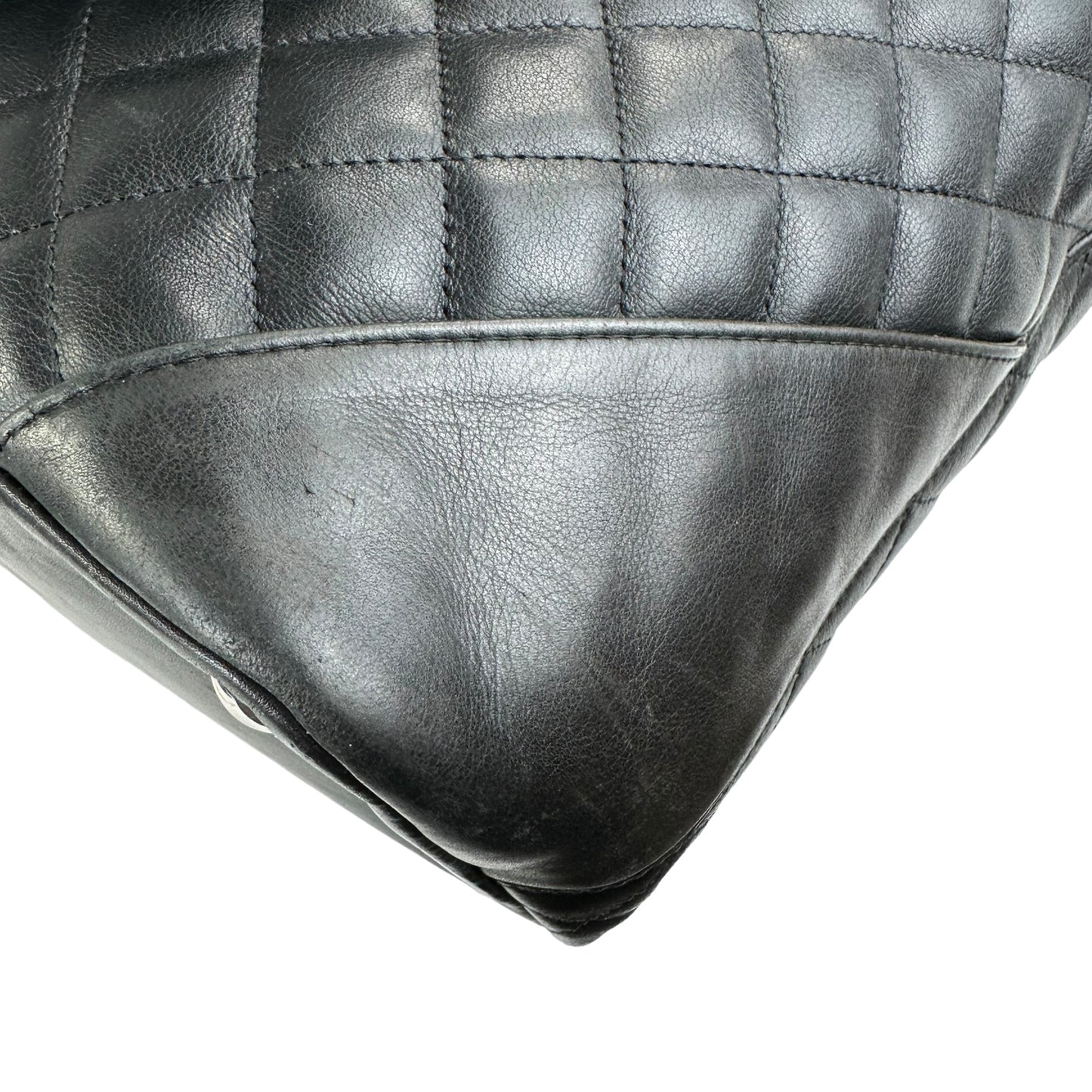 Chanel Cambon Matelasse Leather Tote Bag