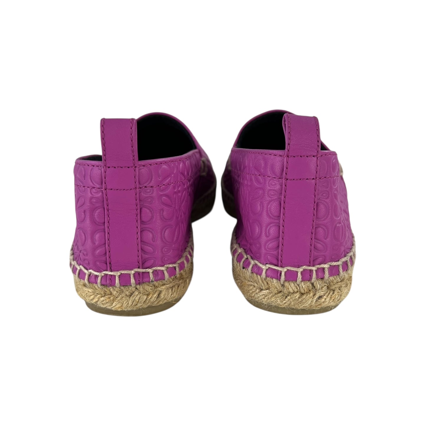 Loewe Embossed Leather Espadrilles