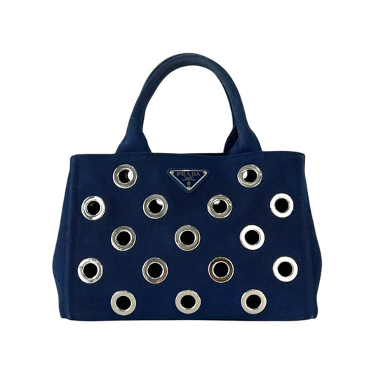 Prada Canapa Grommet Bag