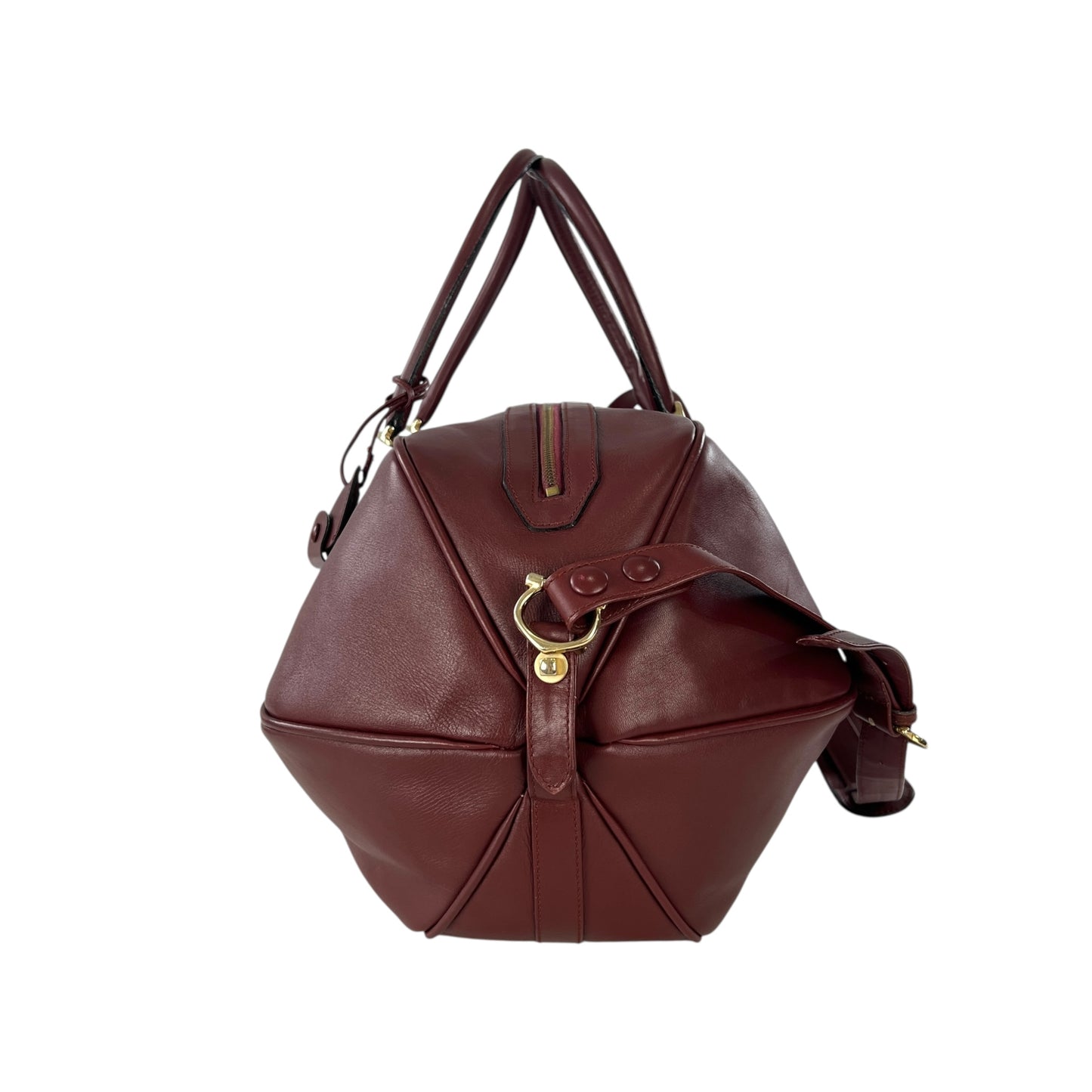 Cartier Vintage Leather Duffel Bag