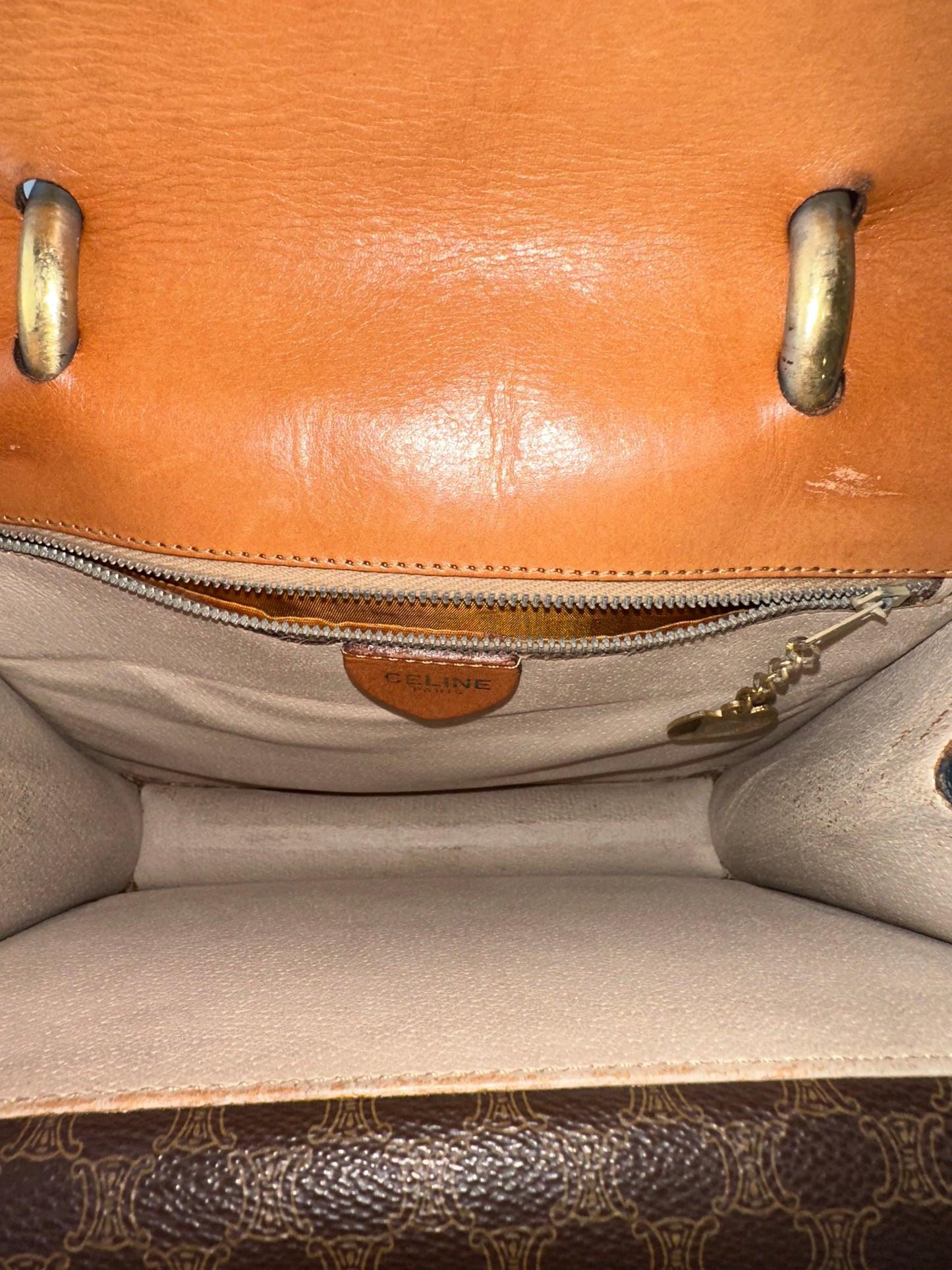 Celine Vintage Macadam Handbag