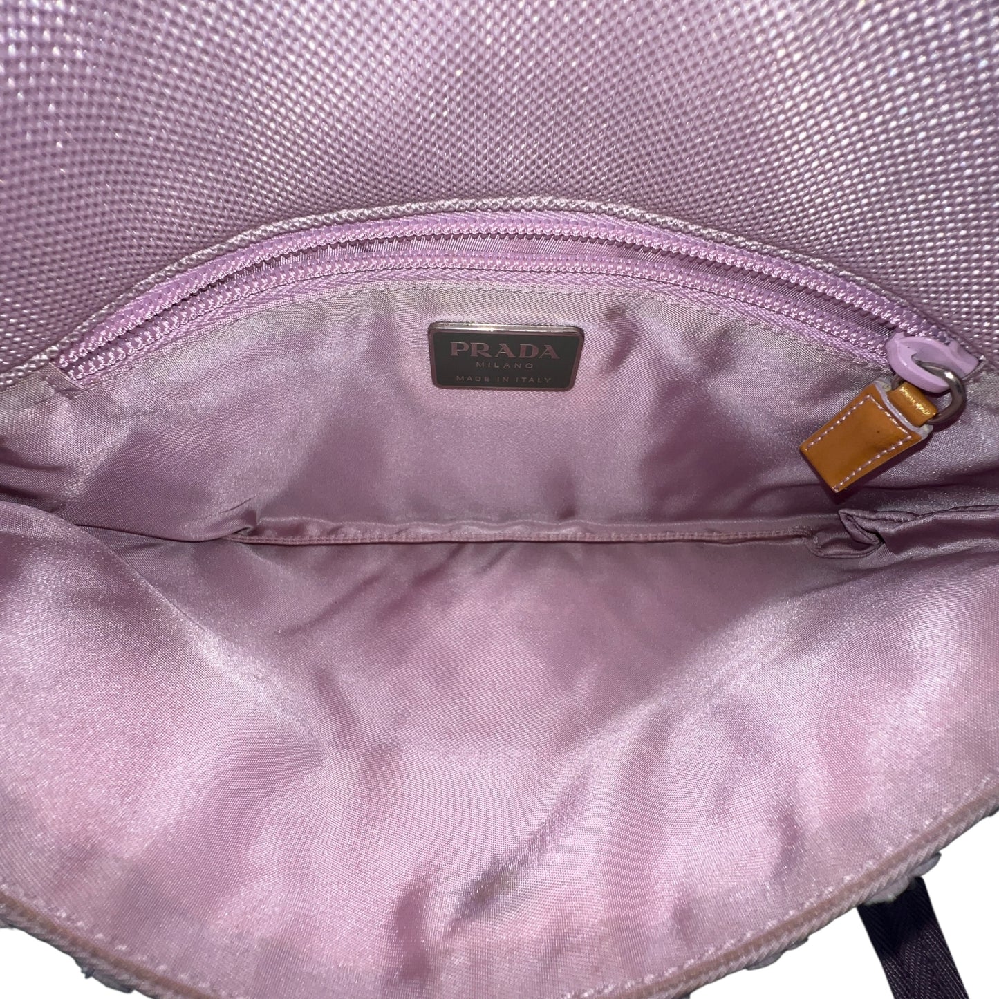 Prada Patent Leather Coins Shoulder Bag