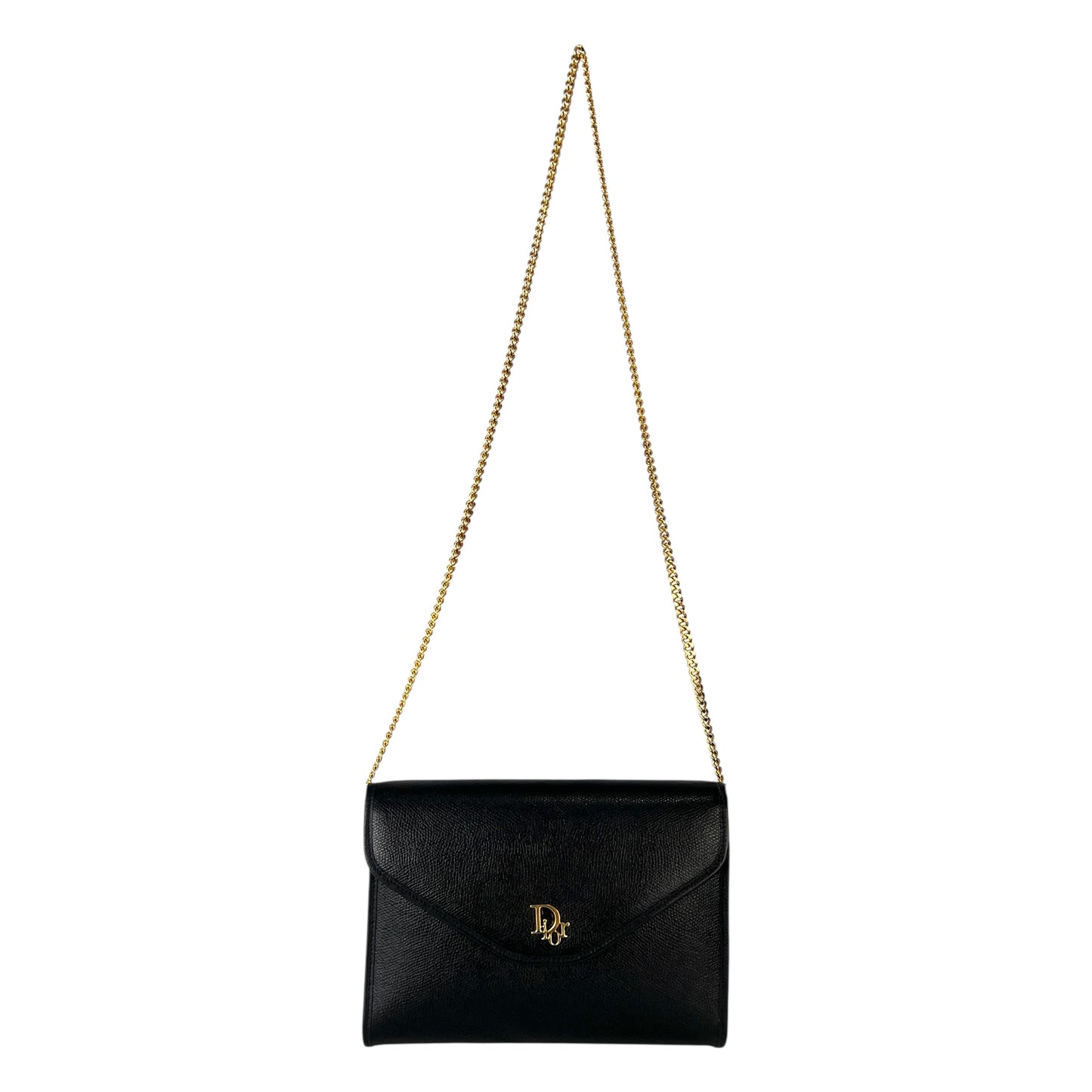 Dior Vintage Leather Chain Shoulder Bag