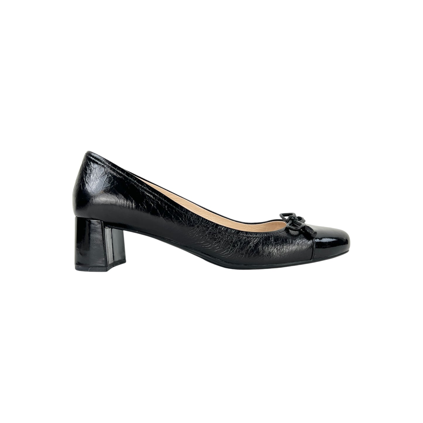 Prada Leather Bow Pumps