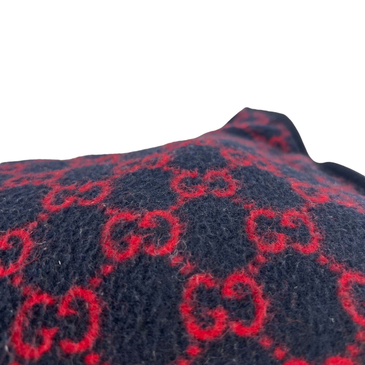 Gucci Monogram Wool Tote Bag