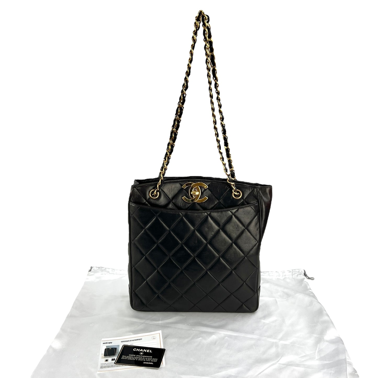 Chanel Vintage Matelasse Leather Shoulder Bag