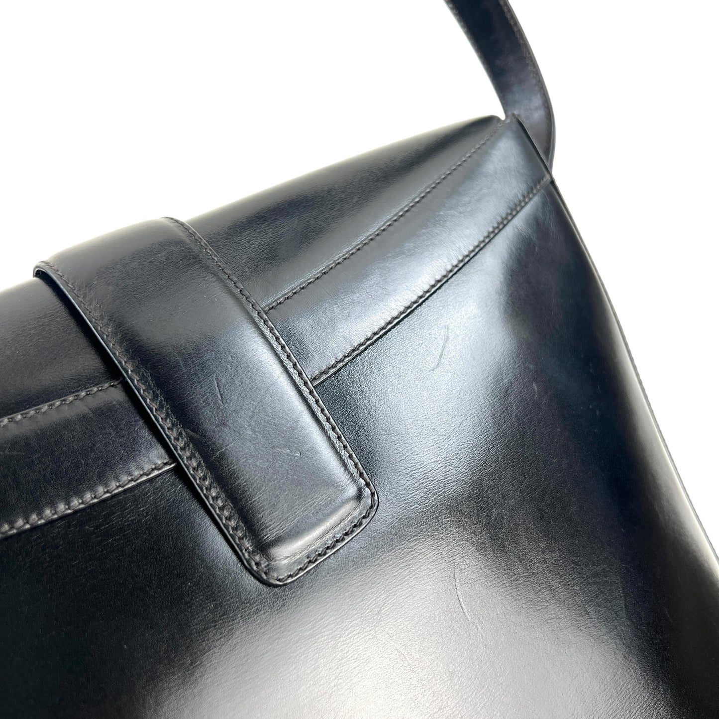 Gucci Vintage Leather Shoulder Bag