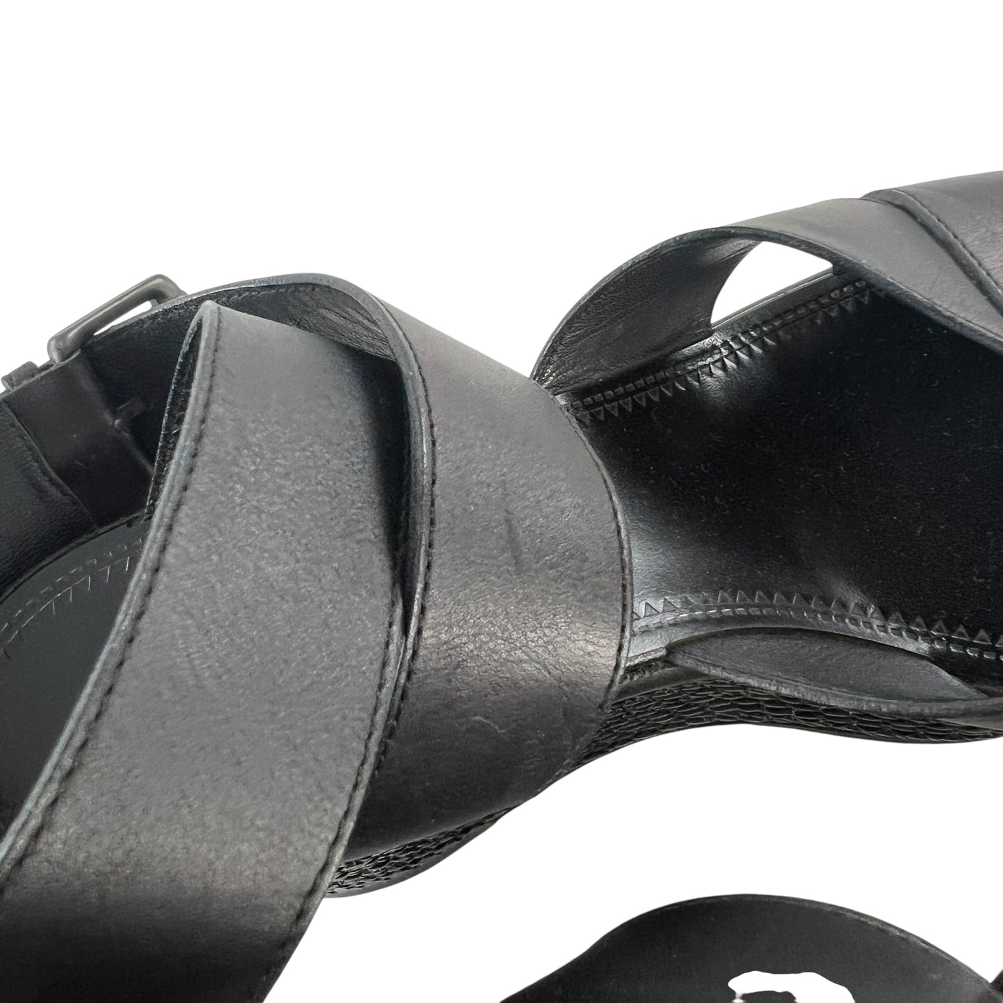 Bottega Veneta Leather Flatform Sandals