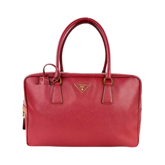 Prada Saffiano Lux Bauletto Bag
