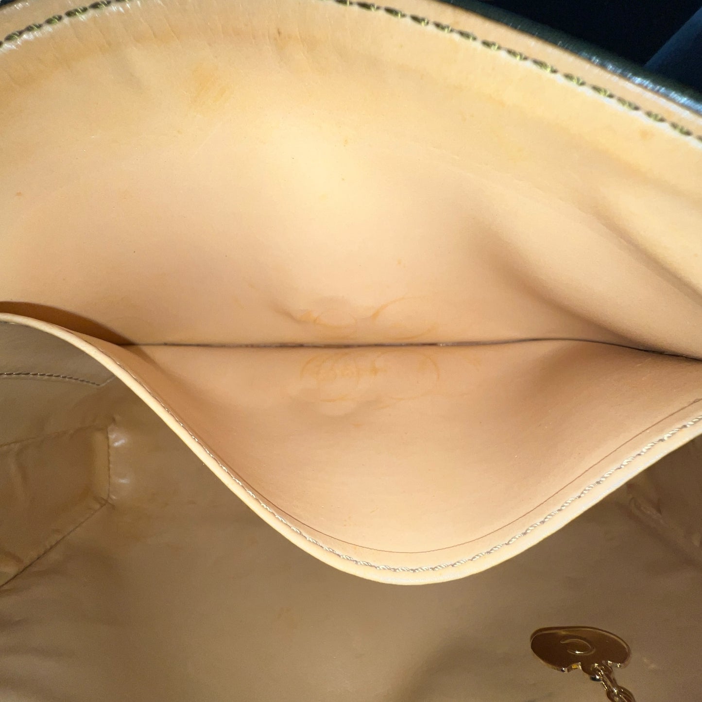 Celine Vintage Embossed Leather Crossbody Bag