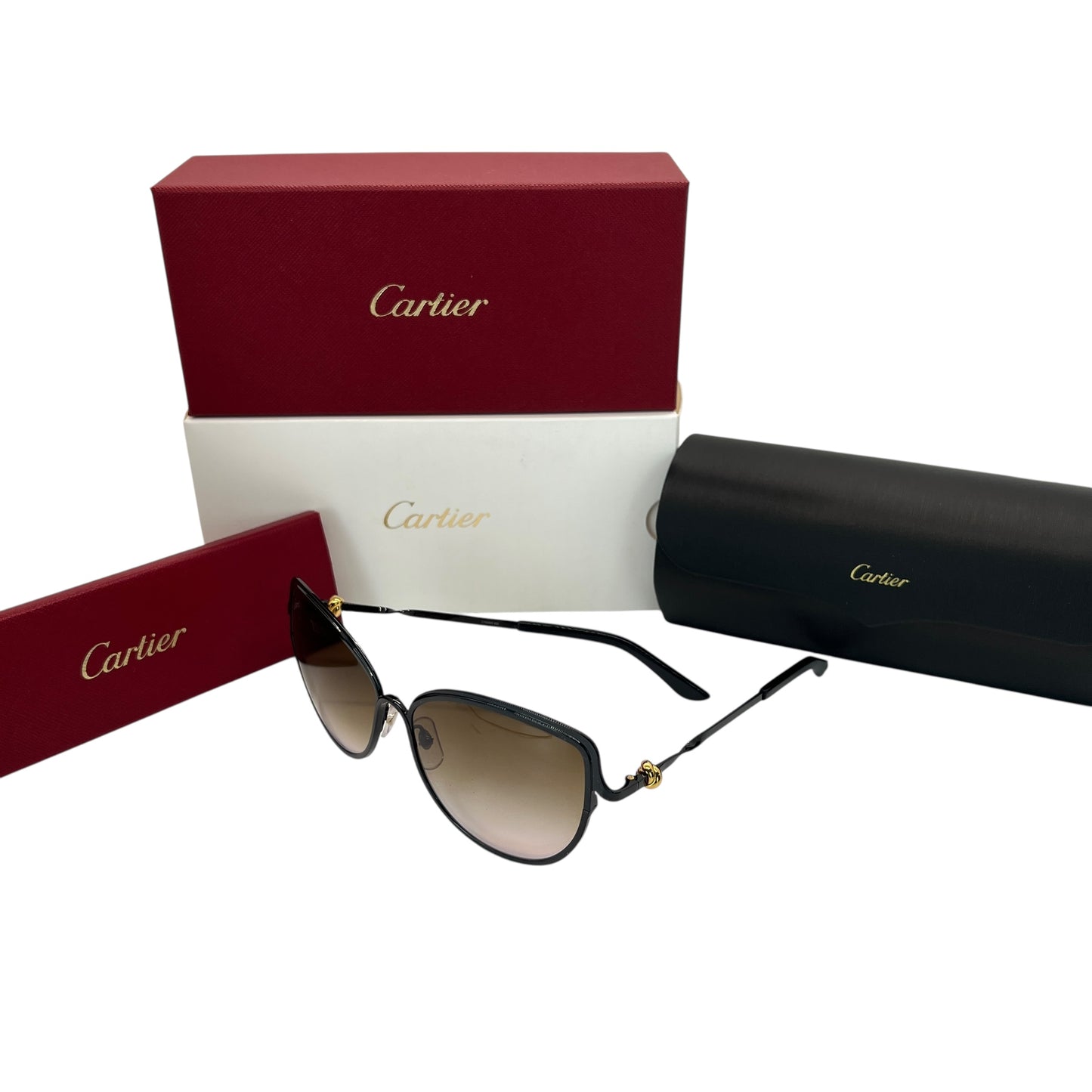 Cartier Polarized Cat Eye Sunglasses