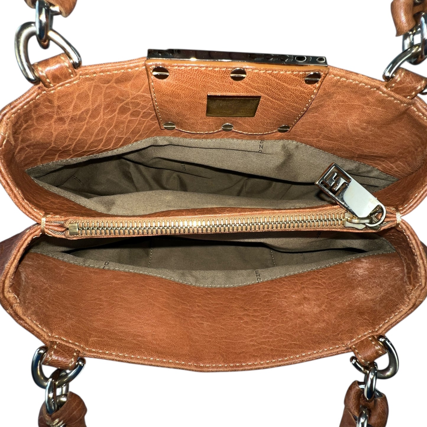 Fendi Mia Leather Shoulder Bag