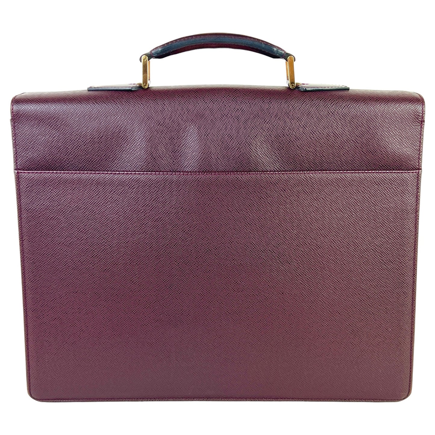 Louis Vuitton Vintage Serviette Taiga Leather Briefcase